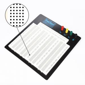  3260-points big-size Electronic Solderless Breadboard with 4 Binding Posts Size 18x18.4x0.85 (cm) Manufactures