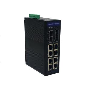 Buy cheap OEM Manageable Gigabit Din Rail Ethernet Switch 24vdc 8 Port RJ45 from wholesalers