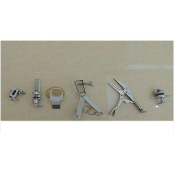 Snap Button Pull Testing Equipment , Button Snap Pull Tester with FB-50k Force Gauge