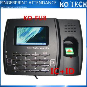 Biometric Optical Fingerprint Reader Time Attendance System FU8 Manufactures