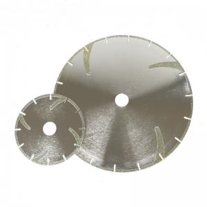  High Cutting Speed Double Electroplated Diamond Saw Blade for Customized Stone Cutting Manufactures