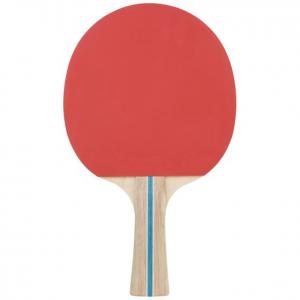 China Allround Player Table Tennis Rackets 5 Layer Pimple In Rubber Striked Natural Handle on sale