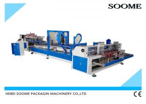  Corrugated Paperboard Box Folder Gluer Machine Semi Automatic For Carton Box Manufactures