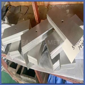  99.95% Pure Molybdenum Plate Electrode For Soda Lime Glass Melting Furnace Manufactures
