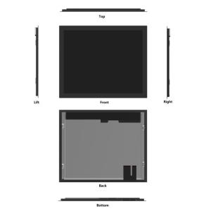  Waterproof Open Frame Touch Screen Monitor 21.5 Inch 10 Points Manufactures