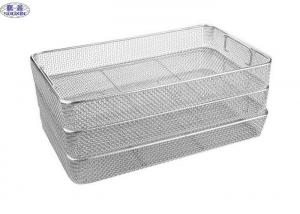  Anti Corrosion Rectangular Wire Mesh Basket Stainless Steel Medical Containers Manufactures