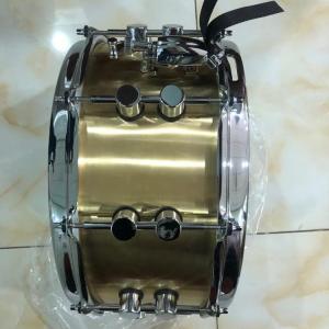  14*6.5 Brass Snare Drum Percussion with Brand Gammon with Drum Bag Manufactures
