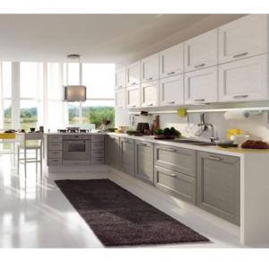  American style Shaker kitchen cabinet，blue color kitchen cupboard，kitchen from China，kitchens ready european Manufactures