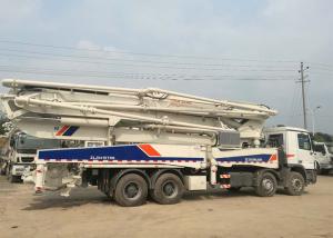 China 52m Actros 4141 Chassis Concrete Boom Truck , Concrete Construction Equipment 150M3/H on sale
