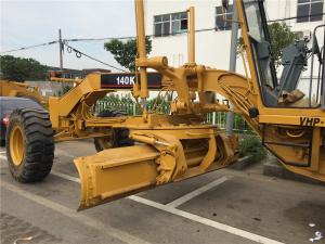  Year 2016 Used Motor Grader CAT 140K , Grader Heavy Equipment With Push Block Manufactures