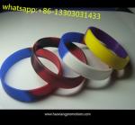silicone Material and Printed Technique silicone allergy bracelet/silicone