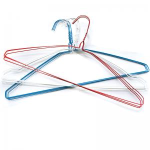 Powder Coated Galvanized 16 Inch Heavy Duty Vinyl Coated Hangers Manufactures