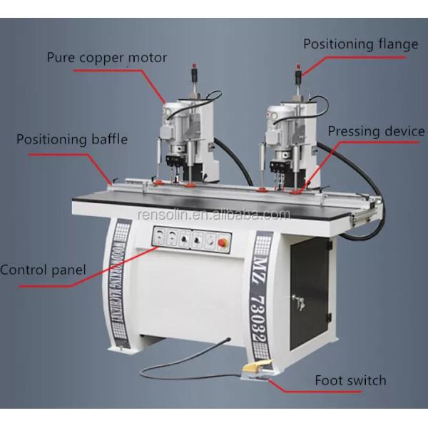 Vertical Hinge Deep Hole Boring Machine Spindles 0.6mpa - 0.8mpa Deep Drilling