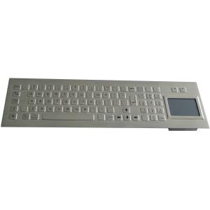 81 Keys Industrial Keyboard With Touchpad Laser Engraved Graphics PS/2 Or USB
