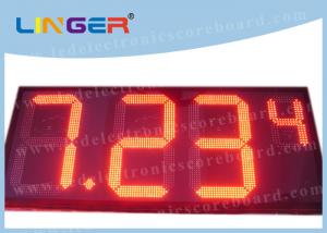  Personalized Gas Station Led Price Signs , Digital Number Display 110V ~ 240V Manufactures