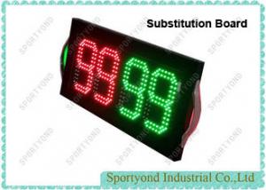 China Electronic Player Substitution Board For Football , Double Sided Substitution Board, super bright LED light on sale