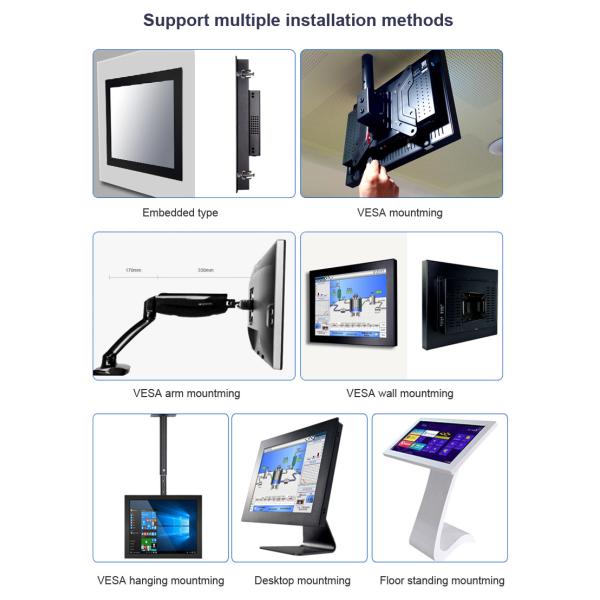 17 Inch All In One Industrial PC Touchscreen Computer For Embedded Terminal