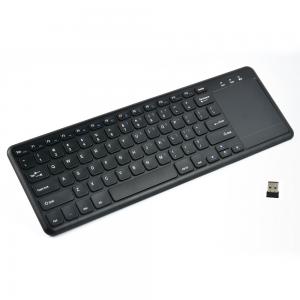  2.4G Wireless Media Keyboard Mouse Combo with  Big Mouse Touchpad Multi Touch Function Manufactures