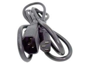  C13 C14 Power Cord Copper Lan Cable 1.5m Black 18AWG C19 C20 PDU IEC320 Certified Manufactures