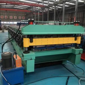 China Customized GI GL Steel Wall Panels Double Deck Roll Forming Machine For Metal Roofing Sheets on sale