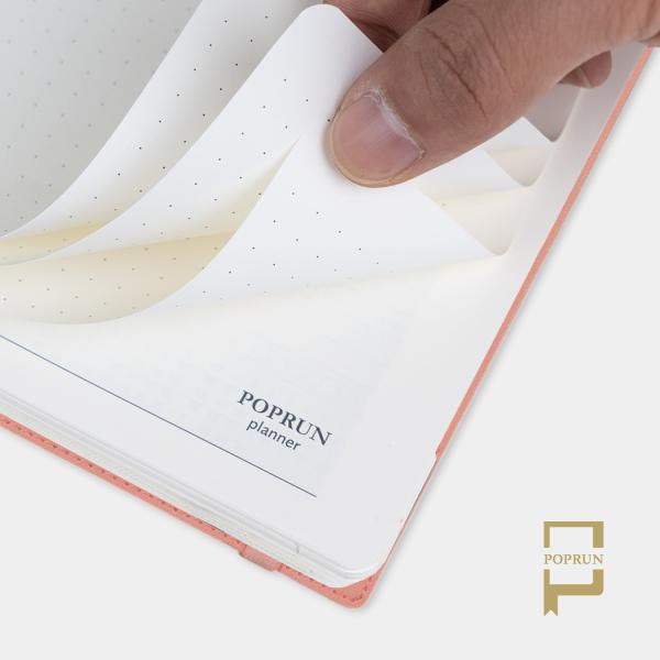 POPRUN Pink Academic Planner With Weekly Schedule And Monthly Overview