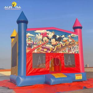China Outdoor Commercial Inflatable Bouncer PVC Colorful Adult Kids Jumping Castle on sale