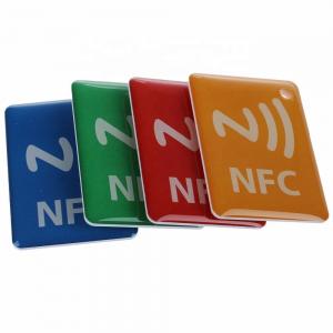 China Free Sample Pre-Printed Nfc Sticker Tag Rfid Tracking Chip Tag Sticker With N-Tag216 Chip on sale