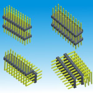  2.00mm Pin Header Triple Row Straight Right Angle Manufactures