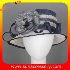  Elegant fancy Church sinamay hats for ladies ,Sinamay cloche hats Manufactures