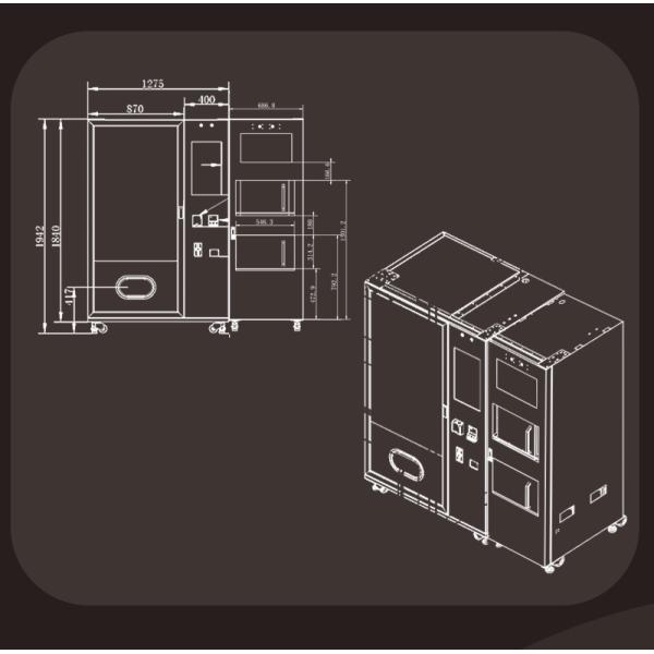 24/7 Fresh Hot Bento Machine With Microwave For Ready Meals Prep Food Vending Machine