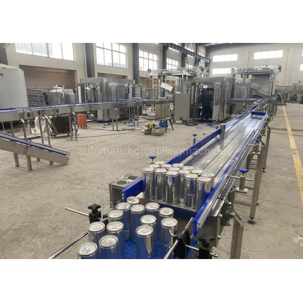 6000CPH Rotary Soda Beverage Can Filling Machine Non Gas Type