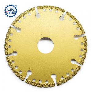  1.8mm Steel Core Thickness Vacuum Brazed Diamond Cutting Disc for Metal Stone Aluminum Manufactures
