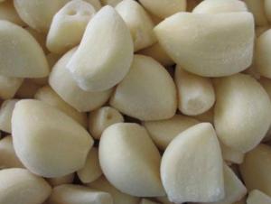  Snow White IQF Frozen Vegetables / Quick Freezing Fresh Garlic Cloves Manufactures