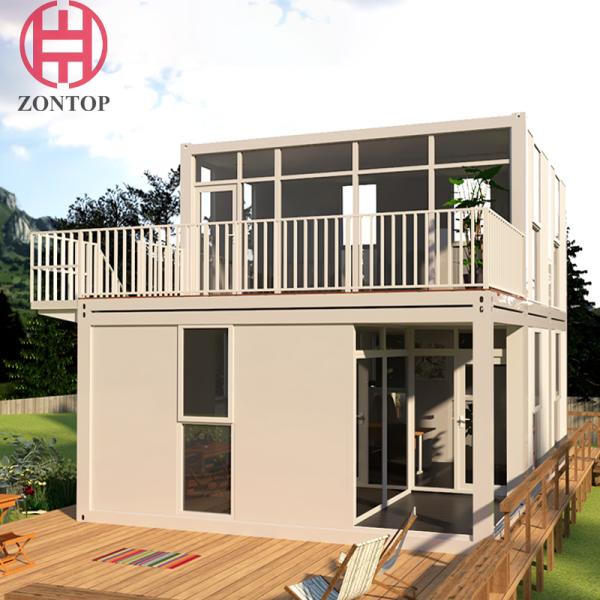 Zontop China Factory Quick Install Light Steel Structure Office Building Modular House Prefab Home