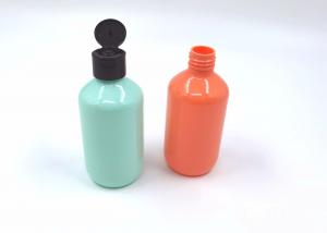  Orange Plastic Cosmetic Bottles 100ml 200ml 250ml Shampoo Hair Conditioner Container Manufactures