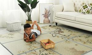  Ice Silk Floor Carpet Rug Living Room Rattan Floor Runner For Cool Summer Manufactures