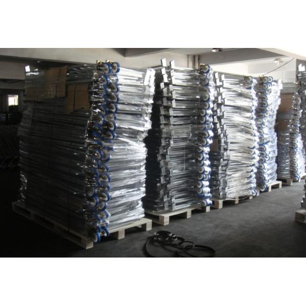 2 Way / 4 Way Enter Metal Storage Cages Roll Container Silver Colored