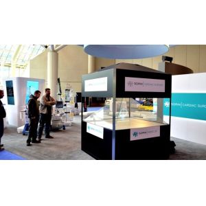  240x240cm 360 Degree Holographic Display , Holo Showcase for Exhibition and Advertisement Manufactures