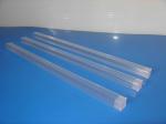 Extrusion Clear PET Plastic round tube with red Lids chocolate clear tube