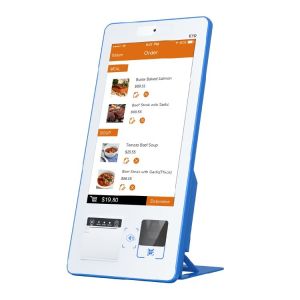  15.6 Inch Self Service Ordering Kiosk , Online Payment Machine for Restaurant Manufactures