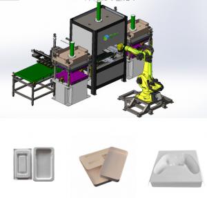  Paper Bagasse Pulp Molding Machine Low Noise Bagasse Plate Making Machine Manufactures