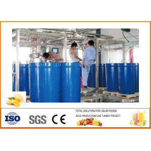 China Mini Turnkey Mango Processing Line 50~75 Brix Concentrated Juice Concentration on sale