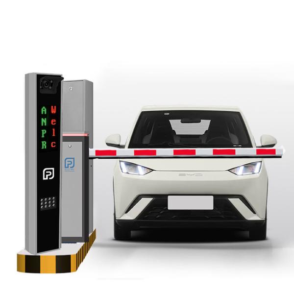 5MP Camera LPR Parking System For Vehicle , LPR Parking Machine With LED Display 304*152mm