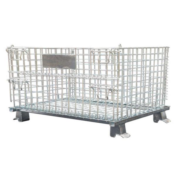 1200Kgs Metal Mesh Container , L1000mm Wire Container Storage Cages