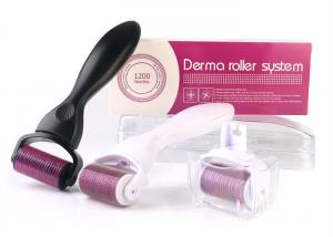  Plastic 1200 Pins Microneedle Derma Roller For Cellulite Stretch Marks Manufactures