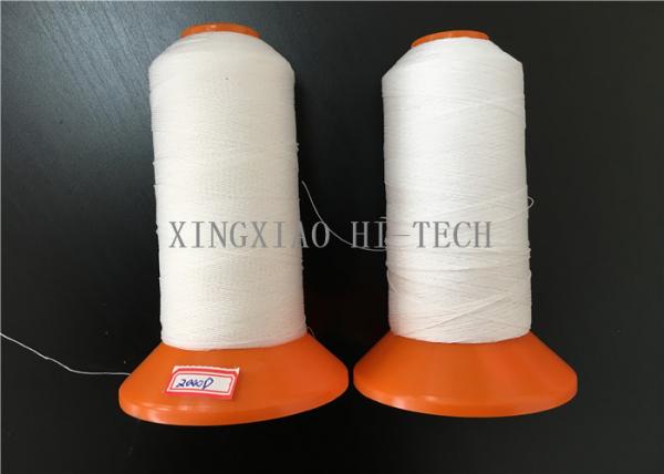 Quality PTFE Fire Retardant Embroidery Thread , Plastic Cone Flame Resistant Thread for sale
