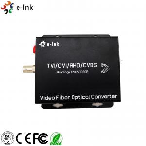  1Ch BNC CCTV Video To Optical Fiber Converter 50MHz Video Bandwidth Manufactures