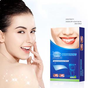 China MSDS Dental Teeth Whitening Strips 3D Activated Charcoal 6% H202 on sale