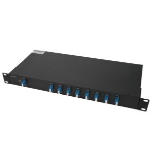 Customizable 8CH 1270 to 1410nm CWDM MUX DEMUX for Dual Fiber Data Transmission