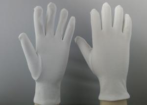 China Heavy 100D Clean Room Sterile Gloves , Static Resistant Gloves Common Binding on sale